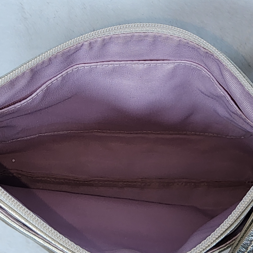 Coach Metallic Silver Wristlet Clutch - Picture 8 of 8
